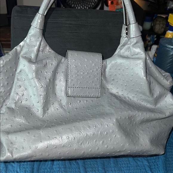 Kate Spade Textured Gray Shoulder Bag - Picture 7 of 12